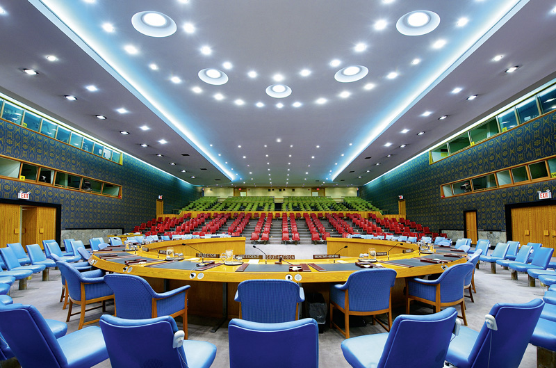 «UN Security Council I, New York», 2008, Bild © Luca Zanier 